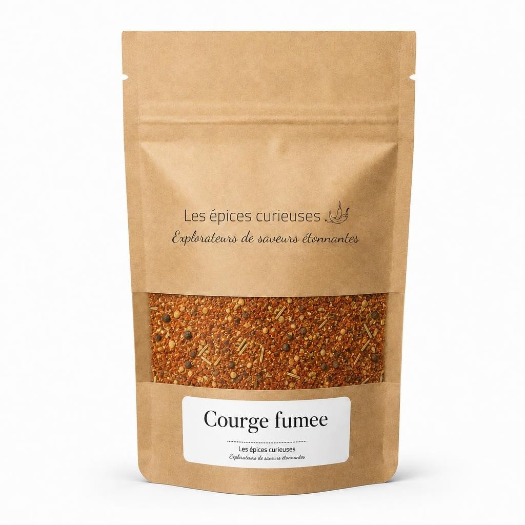 Courge fumee – Packaging – Les Épices Curieuses Courge fumee - Packaging - Les Épices Curieuses