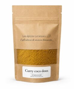 Curry coco doux - Packaging - Les Épices Curieuses