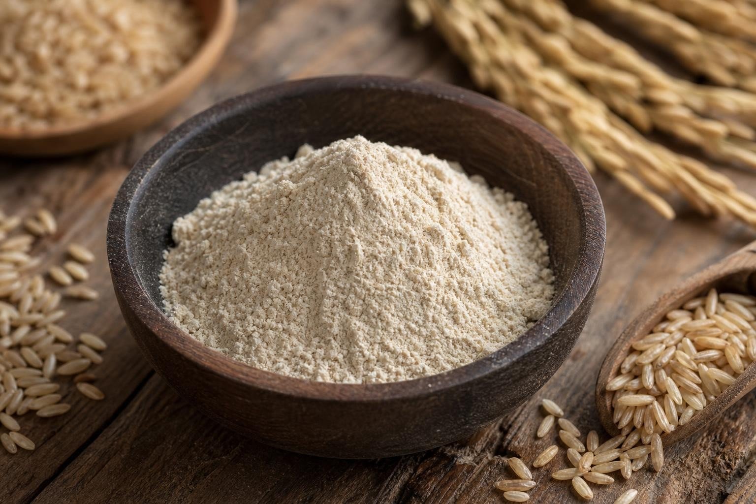 Farine de riz brun