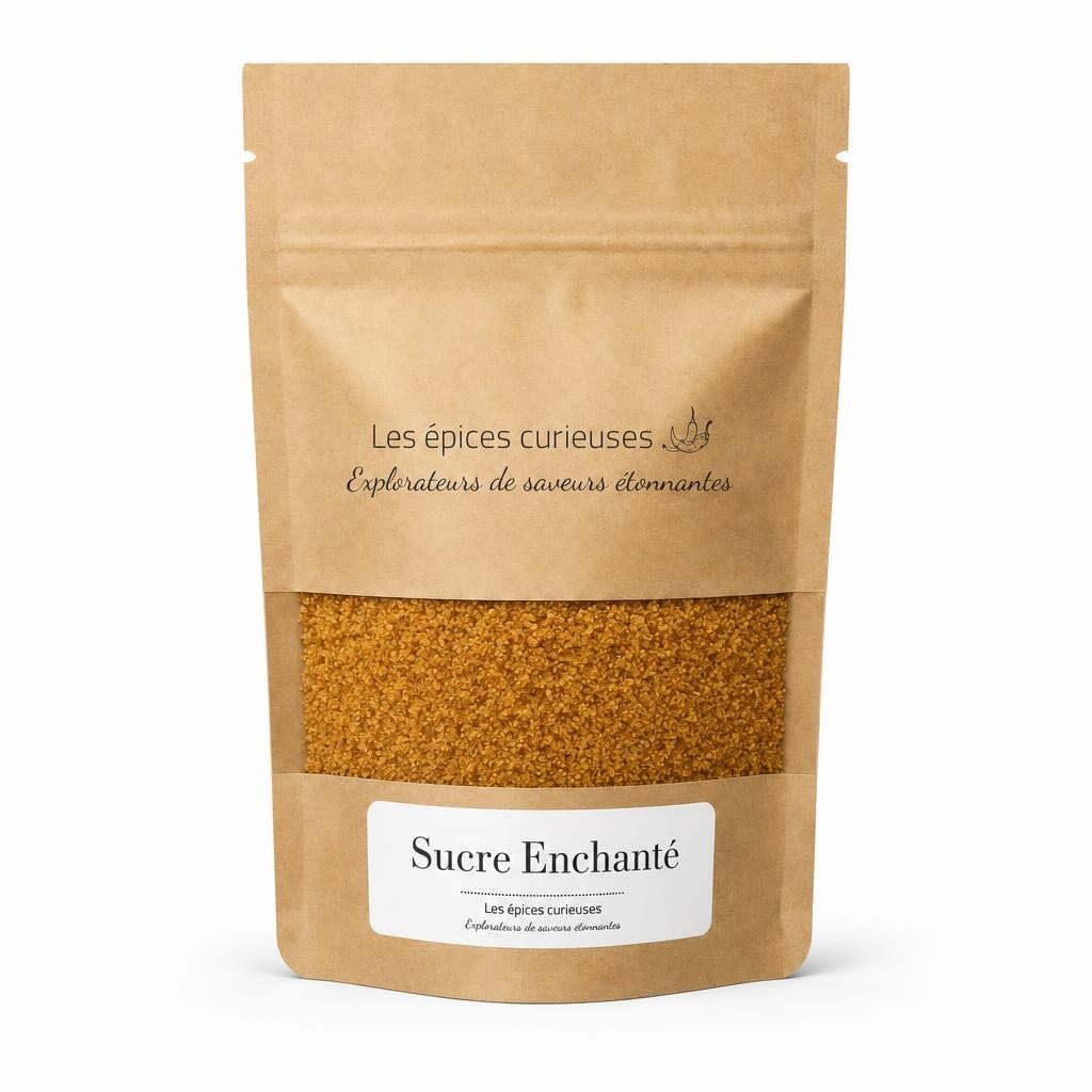 Sucre Enchanté – Packaging – Les Épices Curieuses Sucre Enchanté - Packaging - Les Épices Curieuses