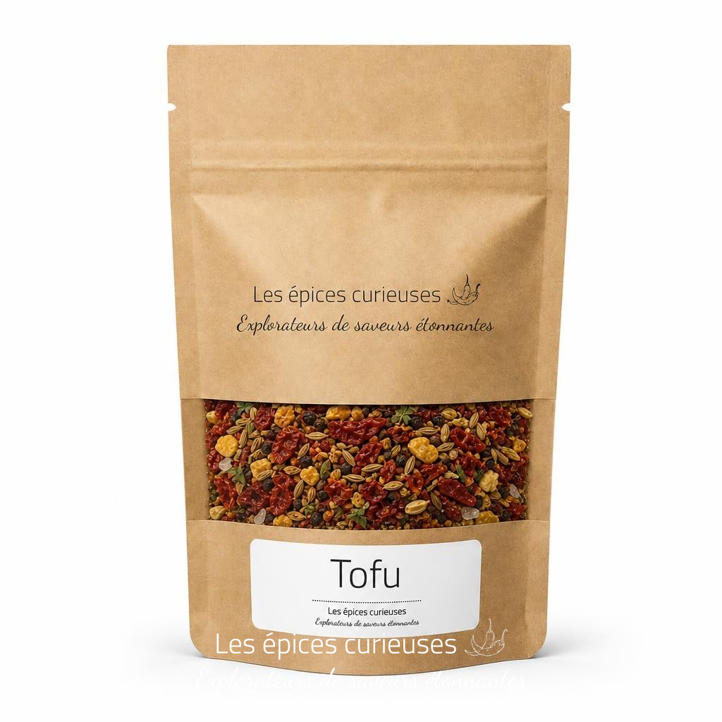 Tofu – Packaging – Les Épices Curieuses Tofu - Packaging - Les Épices Curieuses